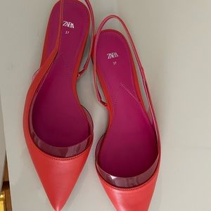 Zara flat shoes